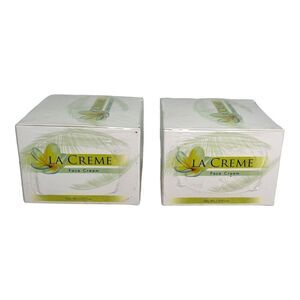 2 LA CREME Skin Care Face Cream 1.05 Oz New Factory Sealed Exp Date 11/2017